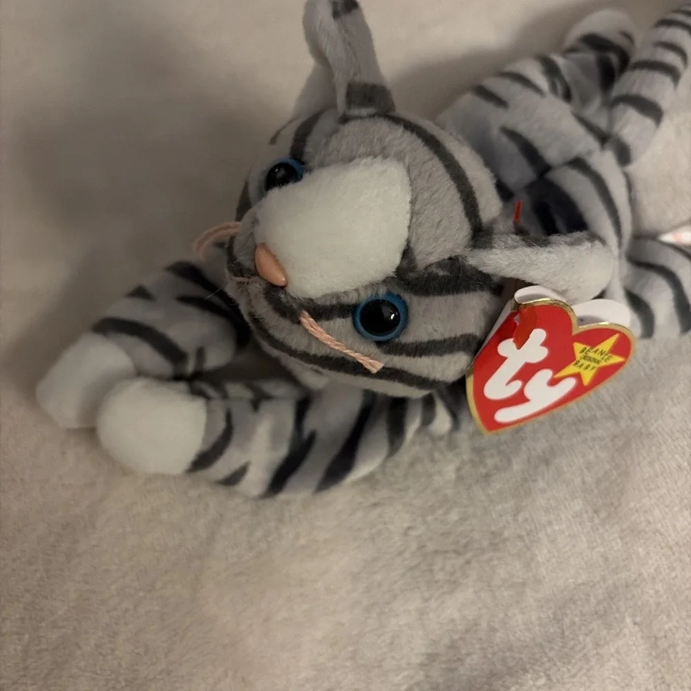 TY Beanie‎ Baby Retired Prance The Cat 1997 With Tags